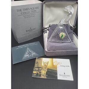 2000 Waterford Crystal Times Square Star of Hope Christmas Ornament England